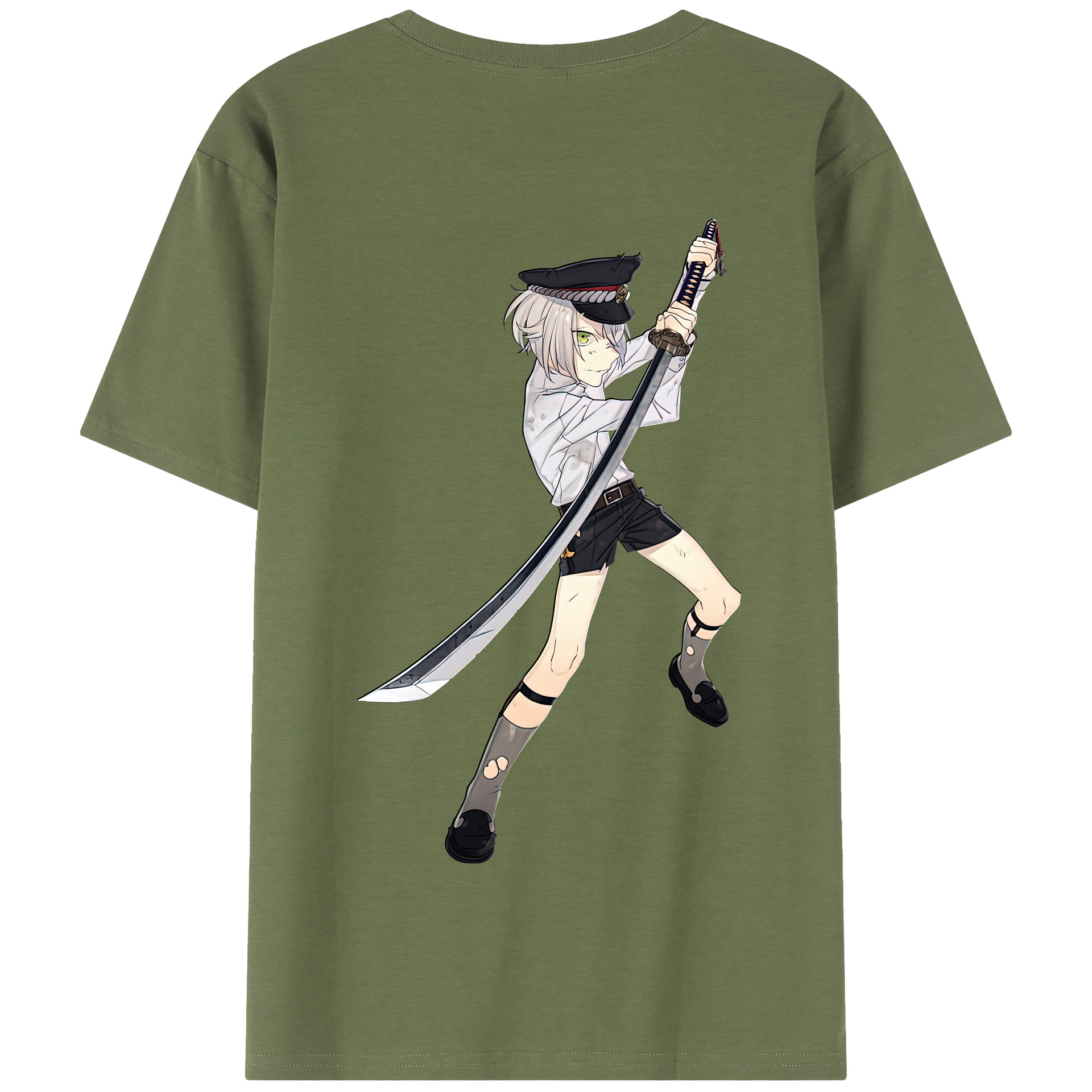（画像用） 刀剣乱舞 Touken Ranbu 綿100％半袖Tシャツ（背面プリント）